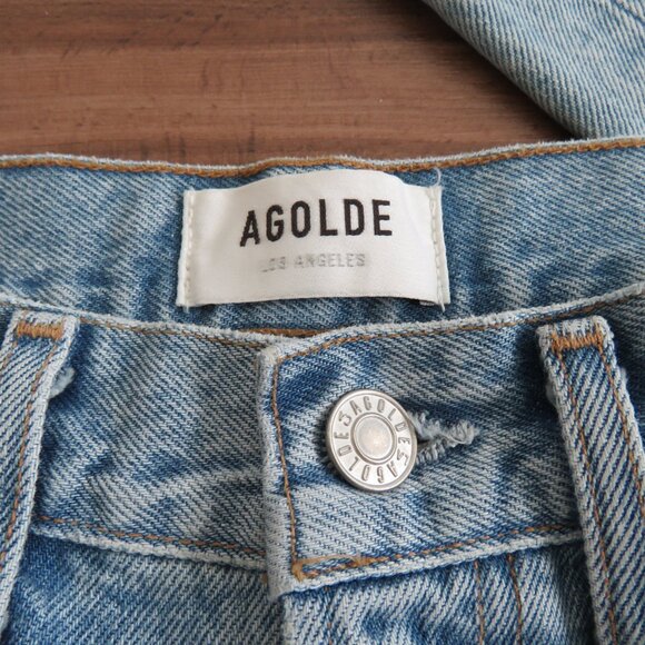 AGOLDE Cherie High Rise Straight Jeans in Merit - Size 26 Waist - Picture 15 of 15